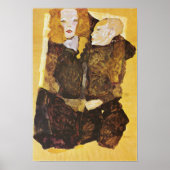 Schiele - moeder en kind poster (Voorkant)