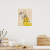 Schiele - neef Anton Peschka 1915 Poster (Keuken)