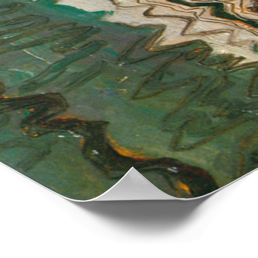 Schiele - Port Trieste Poster (Hoek)