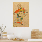 Schiele - Portret van een kind (Anton Peschka Jr.) Poster (Keuken)