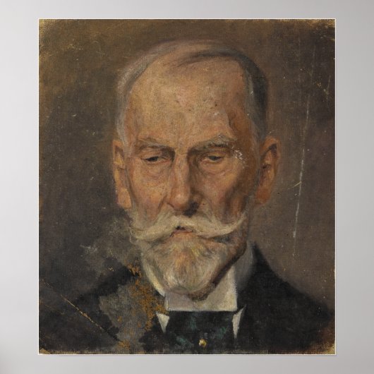 Schiele - Portret van een man rond 1910 Poster (Voorkant)
