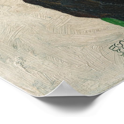 Schiele - Portret van Wally Neuzil Poster (Hoek)