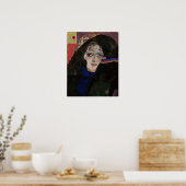 Schiele - rouwende vrouw poster (Keuken)