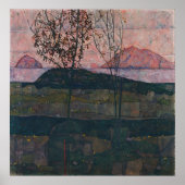 Schiele - Setting Sun Poster (Voorkant)