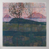 Schiele - Setting Sun Poster (Voorkant)