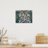 Schiele - Stad te midden van groen (De oude stad) Poster (Keuken)