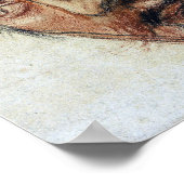 Schiele - Studieblad (Hoofd Ogen Oren) 1906 Poster (Hoek)