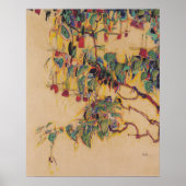 Schiele - Sun Tree 1910 Poster (Voorkant)