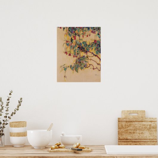 Schiele - Sun Tree 1910 Poster (Keuken)