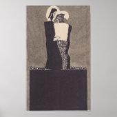 Schiele - Twee Mannen 1909 Poster (Voorkant)