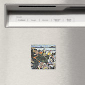 Schiele - Zomerlandschap, Krumau Magneet (Insitu (Vaatwasser))