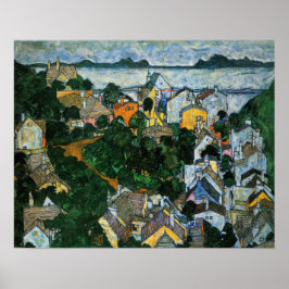 Schiele - Zomerlandschap Poster