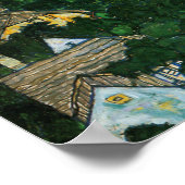 Schiele - Zomerlandschap Poster (Hoek)