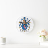 Schier Family Crest Ronde Klok (Huis)