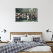 Schierehelden bij de United Services Club Canvas Afdruk (Insitu (Slaapkamer))