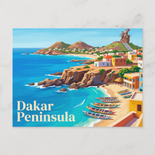 Schiereiland Dakar Senegal Briefkaart