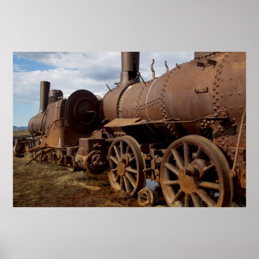 Schiereiland Seward, Alaska, trein naar nergens Poster (Voorkant)