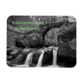 Schiessentumpel waterval Luxemburg monochroom Magneet (Horizontaal)