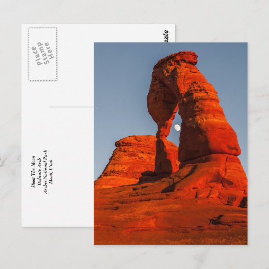 Schiet de maan neer briefkaart (Voorkant / Achterkant)