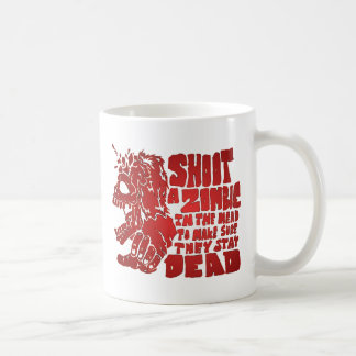 Schiet een Zombie in het hoofd. Koffiemok