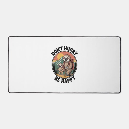 Schiet niet op, wees blij met het officiële sloth- bureaumat (Voorkant)