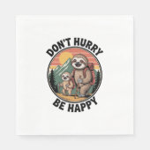 Schiet niet op, wees blij met het officiële sloth- servet (Voorkant)