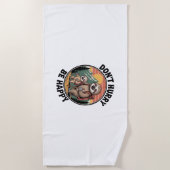 Schiet niet op, wees blij met het officiële sloth- strandlaken (Voorkant)