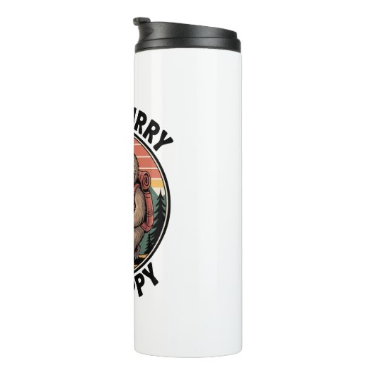 Schiet niet op, wees blij met het officiële sloth- thermosbeker (Geroteerd rechts)