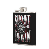 Schiet om te winnen Dart Flask 6 oz. Heupfles (Links)