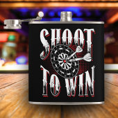 Schiet om te winnen Dart Flask 6 oz. Heupfles