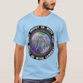 Schiet ons niet op Elephant Bull T-shirt (Voorkant)