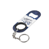 Schiet op de maan mini flessenopener (Achterkant Gekanteld)