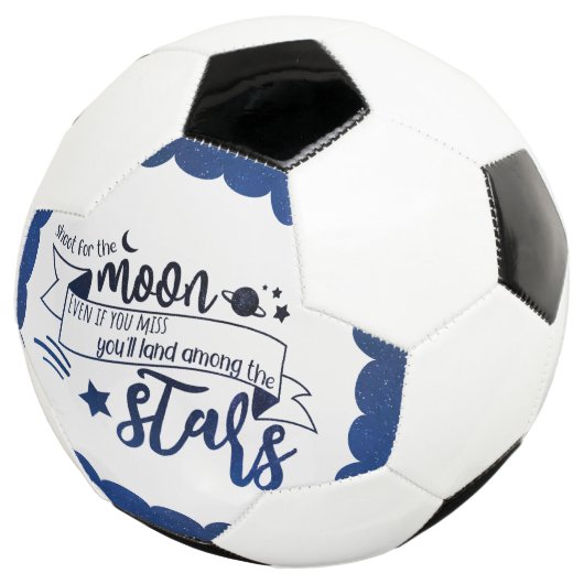 Schiet op de maan voetbal (Drie kwart)