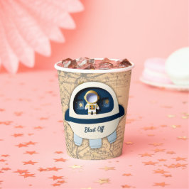 Schiet op! Het  Astronaut Baby shower Papieren Bekers