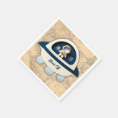 Schiet op! Het Astronaut Baby shower Servet (Hoek)