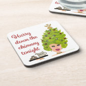 Schiet op het Onderzetter met Kerstmis in Chimney (Linkerzijde)