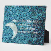 Schiet op voor de maan fotoplaat (Zijkant)