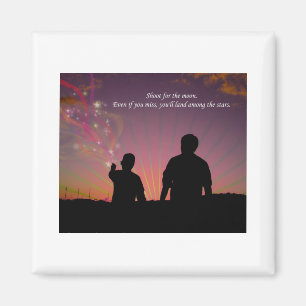 Schiet op voor de maan magneet