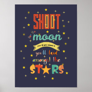 Schiet op voor de maan poster