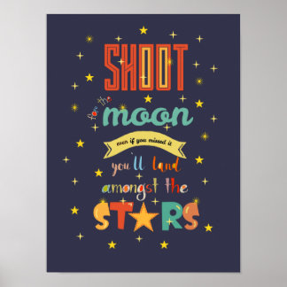 Schiet op voor de maan poster