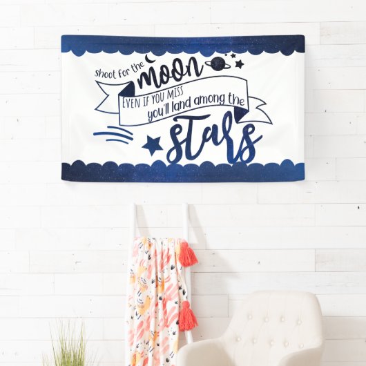 Schiet op voor de maan spandoek (Insitu)