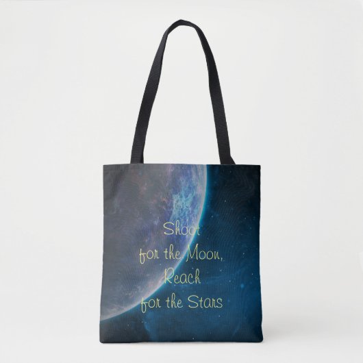 Schiet op voor de maan tote bag (Voorkant)