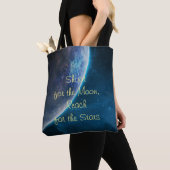 Schiet op voor de maan tote bag (Dichtbij)