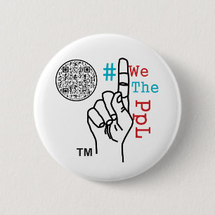 Schiet op want dit is een verzamelobject ronde button 5,7 cm