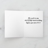 **SCHIET OP, WE KUNNEN NIET TE LAAT ZIJN VARKENTJE KAART (Binnen)