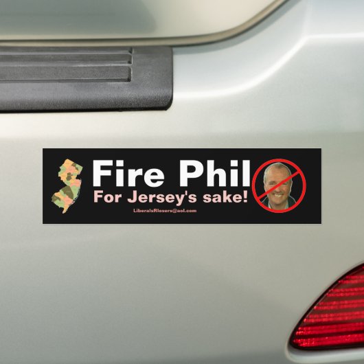 Schiet Phil Murphy...in het belang van Jersey! Bumpersticker (Op auto)