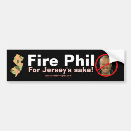 Schiet Phil Murphy...in het belang van Jersey! Bumpersticker