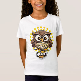 Schiet! Prikkelbare Uil eten popcorn T-shirt