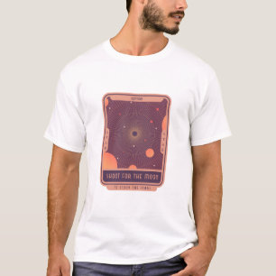 Schiet voor de maan om de sterrenkunde te bestuder t-shirt