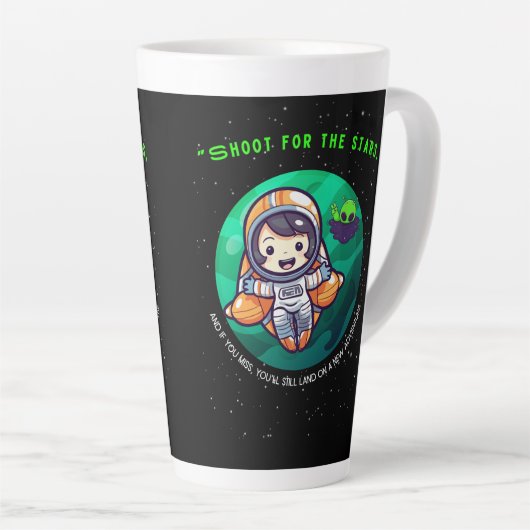 SCHIET VOOR DE START, ASTRONAUT LATTE MOK (Rechterhoek)